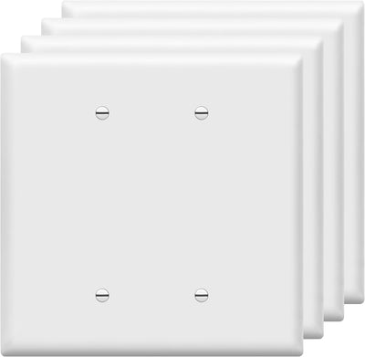Cubierta salida doble placa pared 5.5x5.5pulg termoplástico