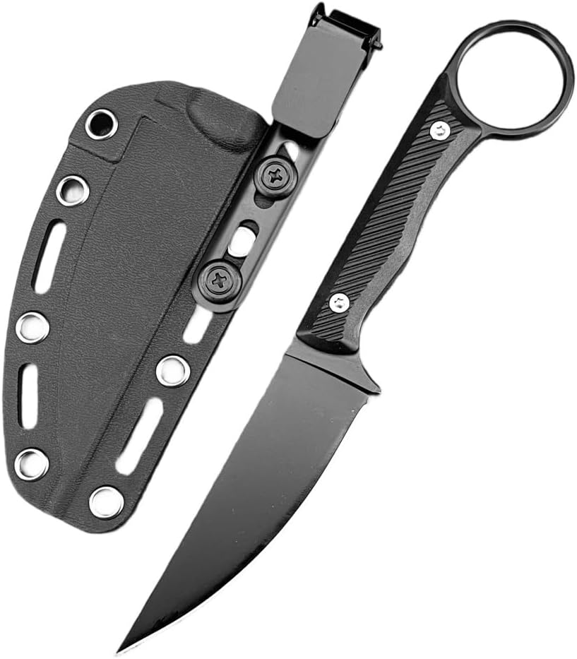 Cuchillo fijo 7.8pulg acero 8cr13mov mango antiderrap