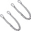 2 Cadenas Acero Inox 25" Mosquetón 400lb para Hamaca
