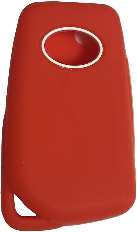 Funda llavero Toyota Corolla Cross Camry 4 botones silicona rojo