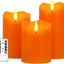 3 Velas Parpadeantes Sin Llama Control Remoto Otoño Halloween