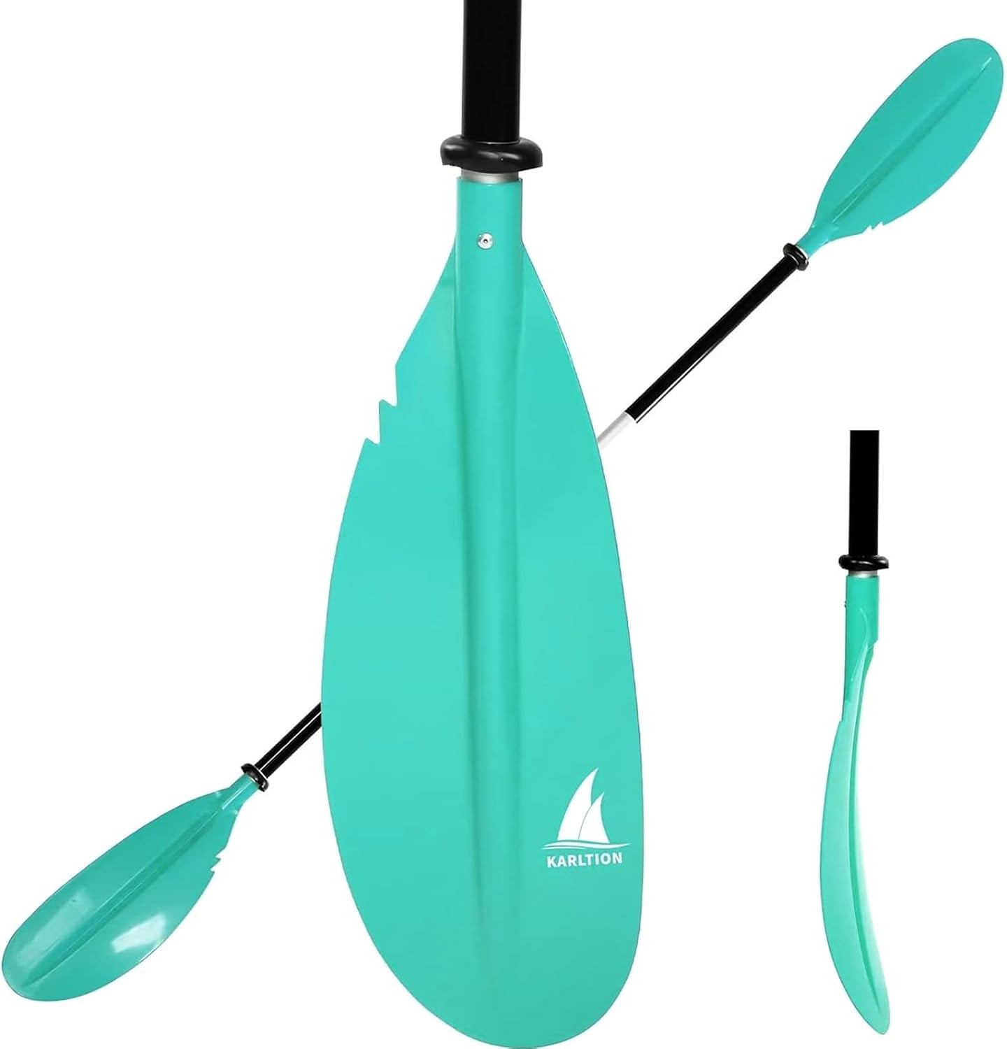 Remo Kayak 2 Pzas Aluminio Fibra Vidrio Ajustable