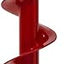 Barreno piso helicoidal 10x36pulg trépano flexible Rojo