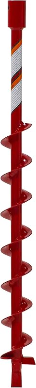 Barreno piso helicoidal 10x36pulg trépano flexible Rojo