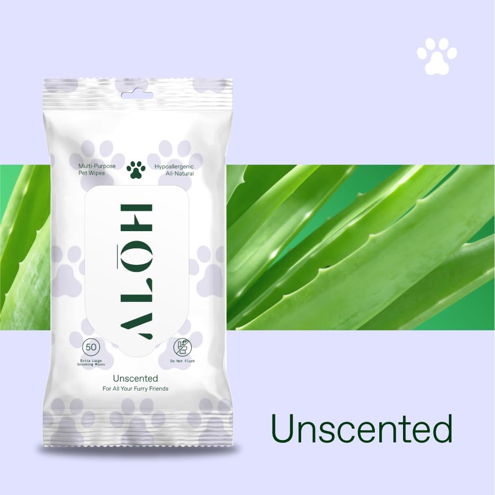 Toallitas multiusos para mascotas sin perfume 50 uds