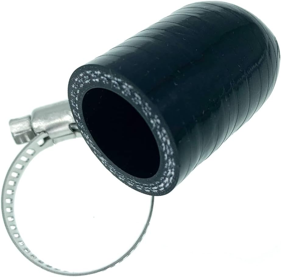 Tapa refrigerante silicona reforzada 3/4 con abrazadera