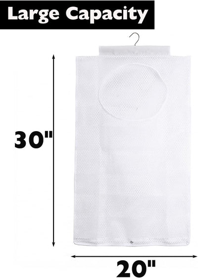 Cesta lavandería malla transpirable plegable para armario