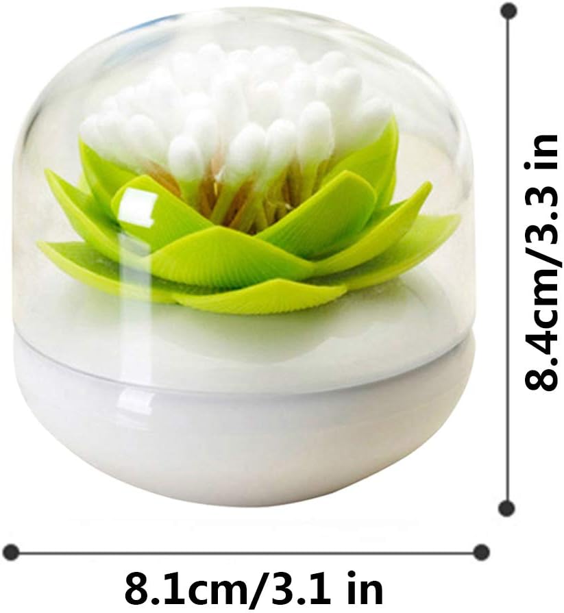 2 Soportes Q-Tips Algodón Decoración Mesa