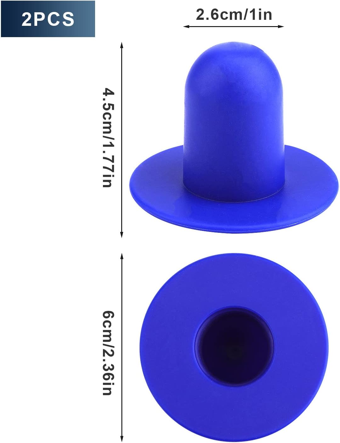 Repuesto enchufe piscina comp Intex 2uds azul