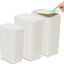 Tacho basura baño cocina oficina 4gal blanco hueso