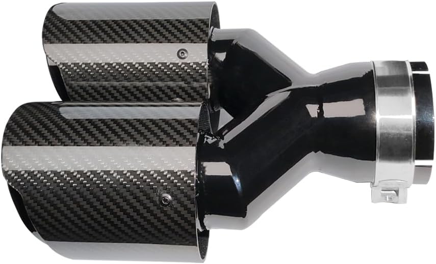 Punta escape fibra carbono dual 3