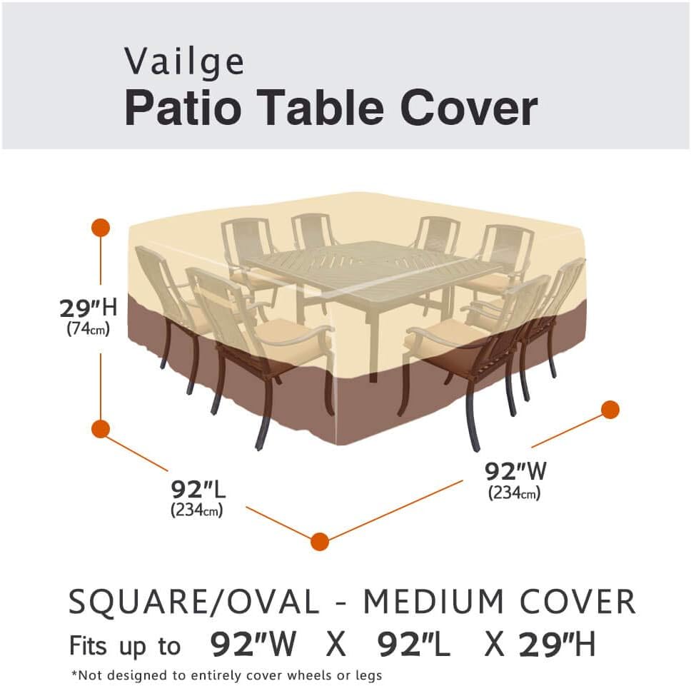Funda mueble jardín impermeable con asas