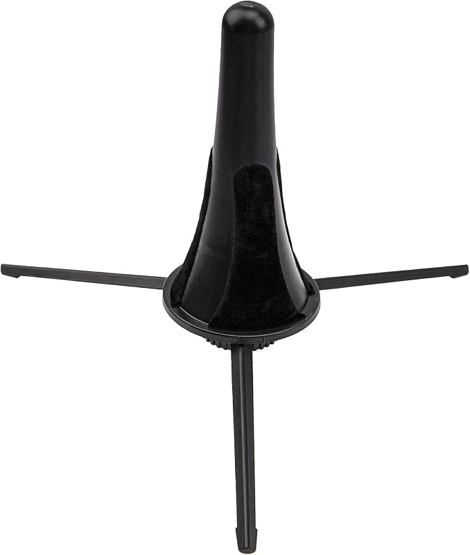 Soporte plegable clarinete flauta comp. accesorios viento negro