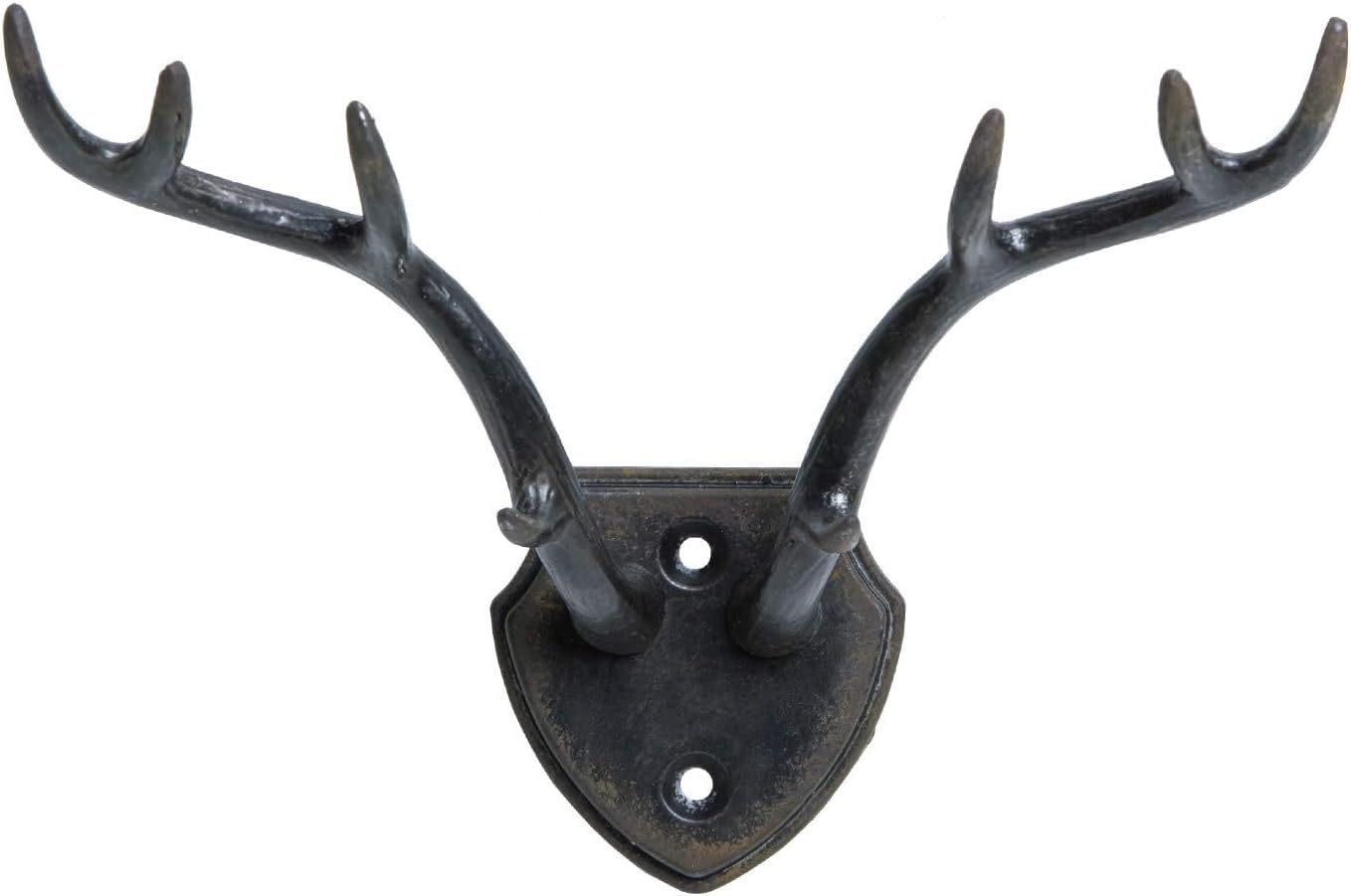 Ganchos metal forma cornamenta para baño dormitorio