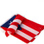 Bandera Puerto Rico mini para fiestas escuela eventos