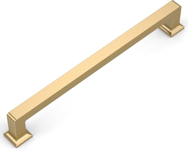 10 Tiradores Bronce Champán 6.3" para Gabinetes Cocina