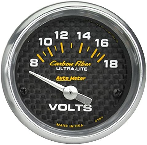 Voltímetro fibra carbono 2.3125pulg