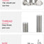4 S de cabeza hexagonal 1/2-13 x 3 acero inox 18-8