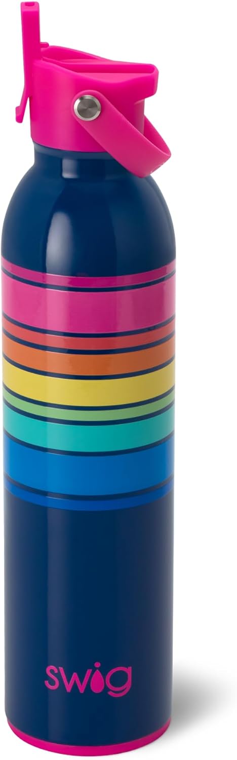 Botella agua aislada 770ml acero inox con pajita