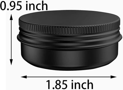 40 Pzas Tarros Aluminio 1oz Con Tapa Rosca Cosméticos
