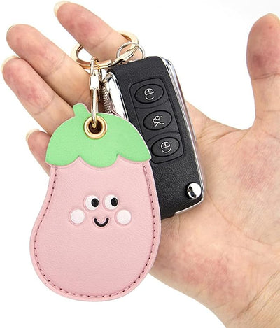 Funda cuero llavero antipérdida para AirTags y mascotas