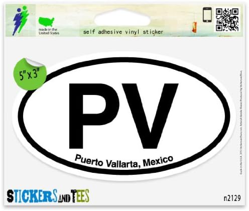 Adhesivo ovalado interior exterior 5x3pulg