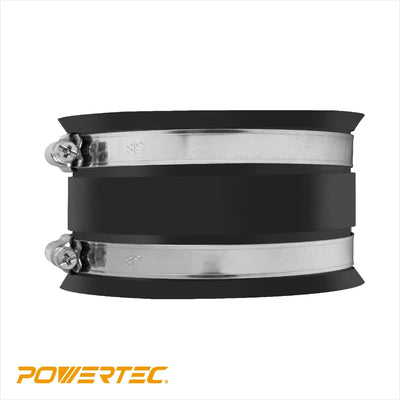 Manguito flexible control polvo 4pulg acoplador goma