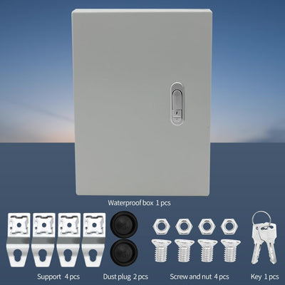 Caja eléctrica metálica impermeable IP66 12x8x6pulg