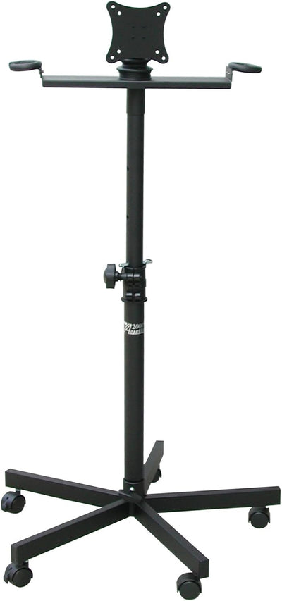 Soporte monitor movil inclinable 5 ruedas universal