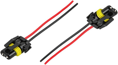 2 Pzas Arnés Cable H10 Adaptador Nylon para Faros