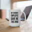 Taza divertida para jefes 443ml blanco