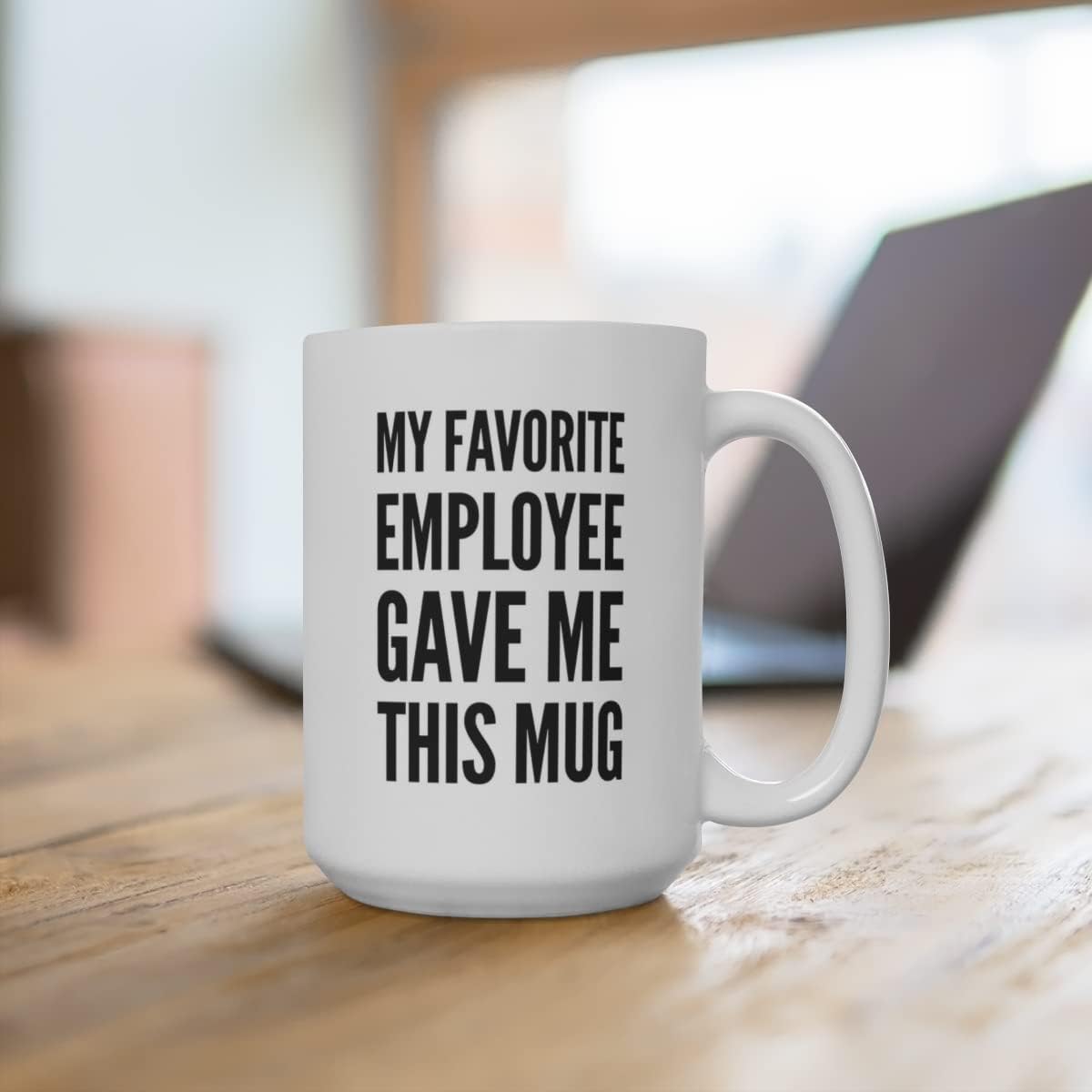 Taza divertida para jefes 443ml blanco