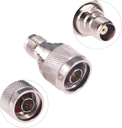 Adaptador coaxial RF macho a TNC hembra tipo N