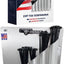Soporte almacenamiento bridas aluminio plateado