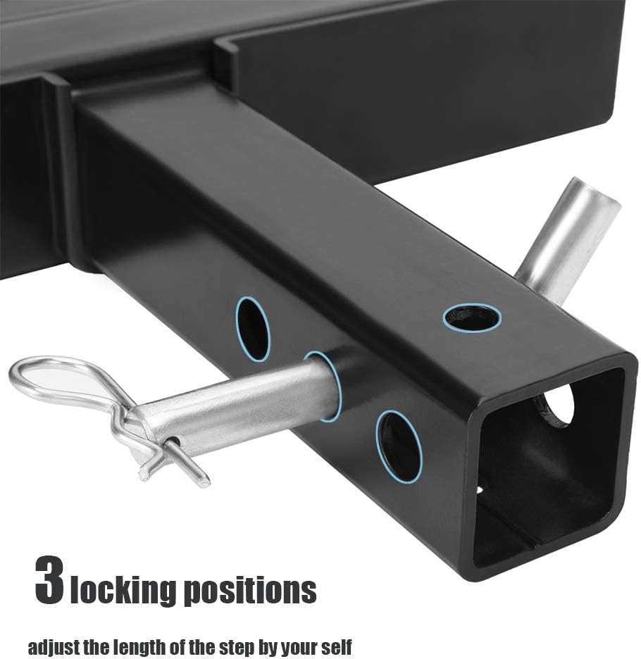Escalón enganche antiderrap carga 600lb remolque