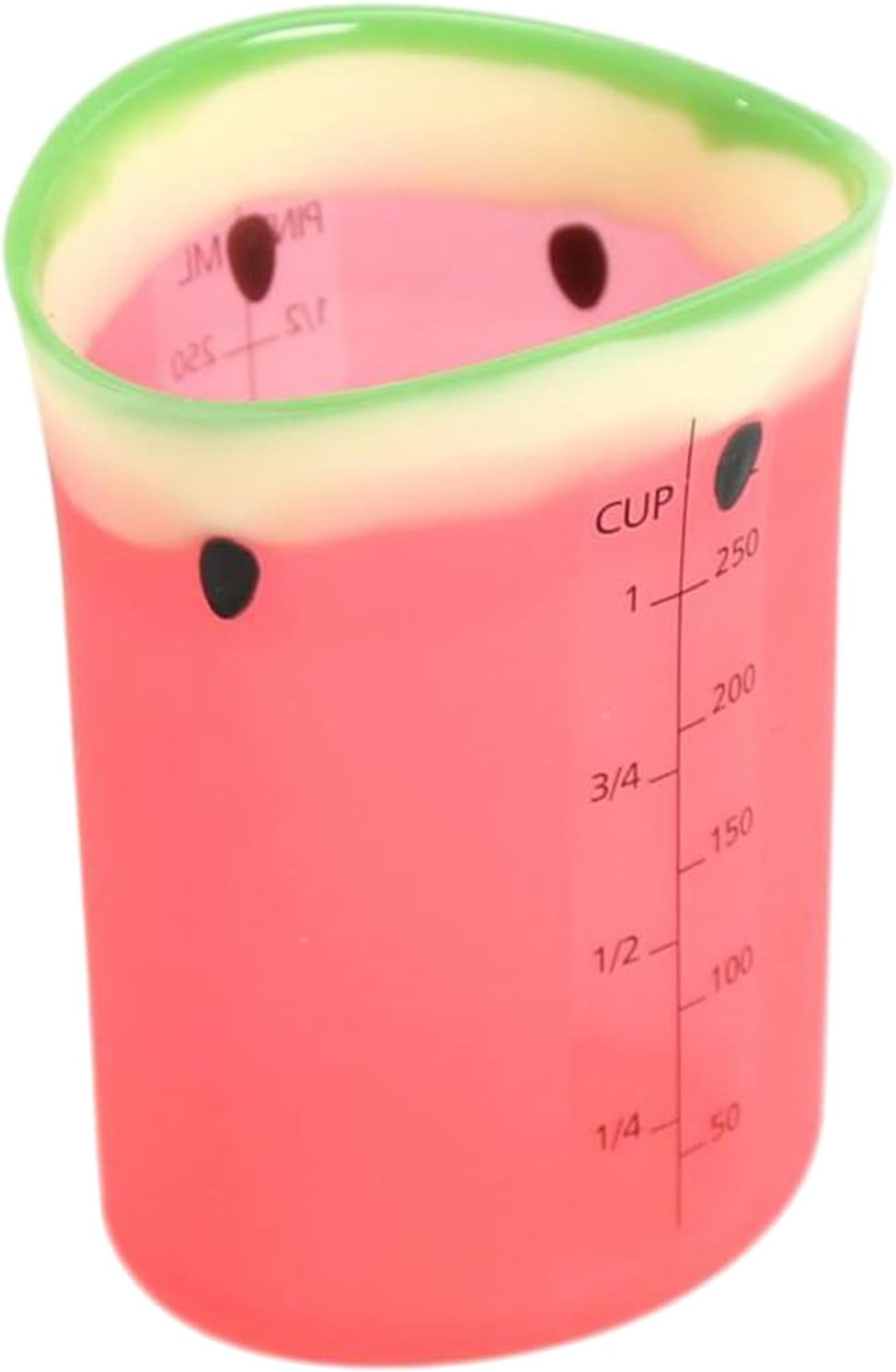 Vaso medidor silicona flexible 8oz sin BPA