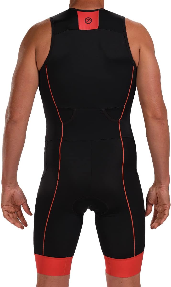 Traje triatlón sin mangas UPF 50 tela secado rápido hombre