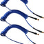 Manguera aire espiral PU 1/4pulg 20ft con 2 accesorios MPT