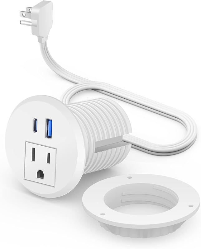 Ojal alimentación USB C 20W regleta enchufe ultraplano