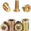 Set 10 Tuercas M10 M8 Conector Perno Hexagonal Muebles