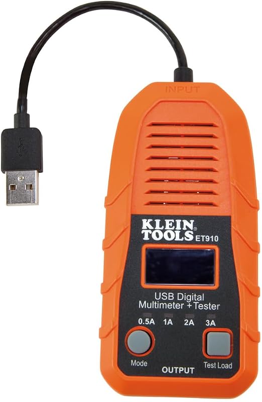 Multímetro Digital USB-A Klein Tools ET910