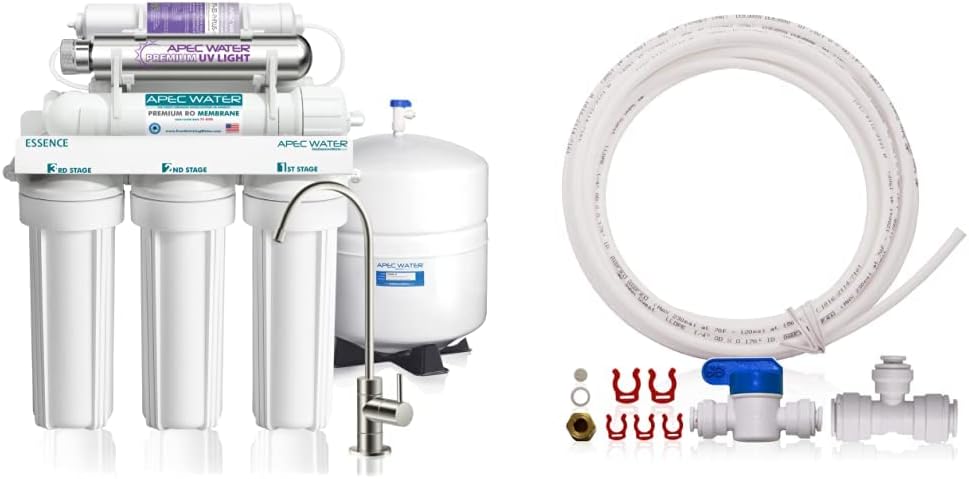 Esterilizador UV agua 75 GPD 7 etapas sistema ósmosis