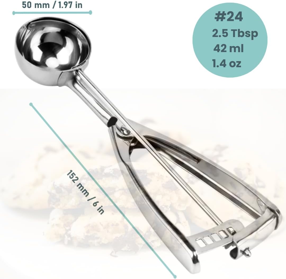Cuchara galletas helado acero inox 42ml