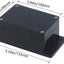 Caja eléctrica ABS negro IP65 impermeable 2 pzas