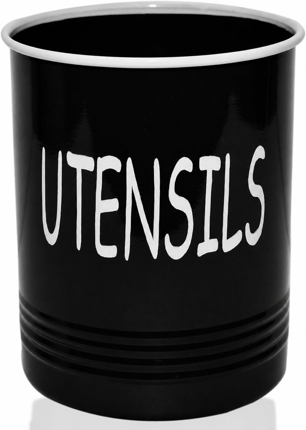 Utensilios cocina fondo acolchado negro