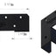Kit 8 Soportes Esquina Banco Trabajo Acero 2x4 Dual