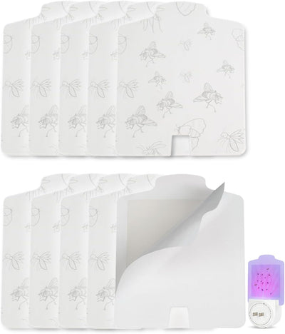Tablas pegamento repuesto trampa mosquitos interiores pack 10