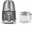Cafetera goteo retro Smeg jarra vidrio acero inox