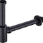 Kit trampa ajustable 4.6-8.7" drenaje fregadero negro mate