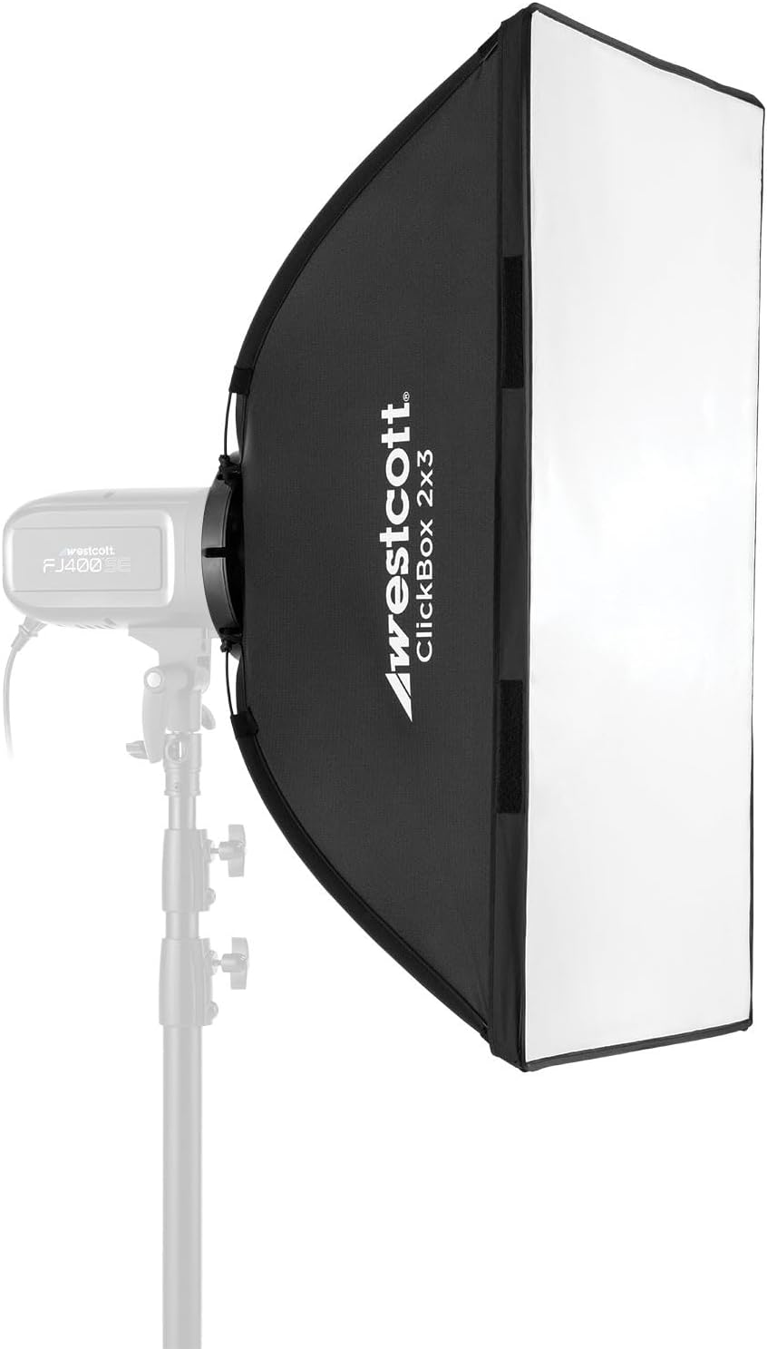 Caja luz Clickbox 2x3 montura Bowens para foto y video